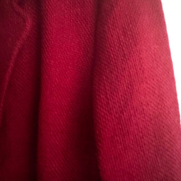 J.Jill Burgundy Textured Wool Blend Classic Blazer S Petite - Picture 5 of 5